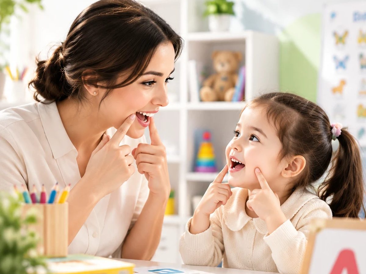 Занятие с логопедом в Barakalla Kids