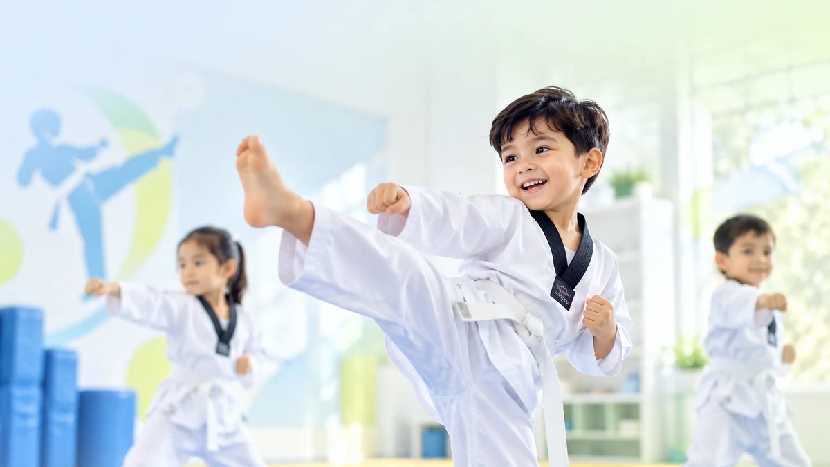 Тренировка по тхэквондо в Barakalla Kids